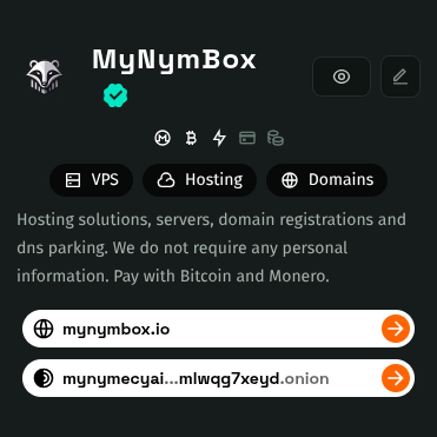 Vist MyNymBox, Talk Soon!